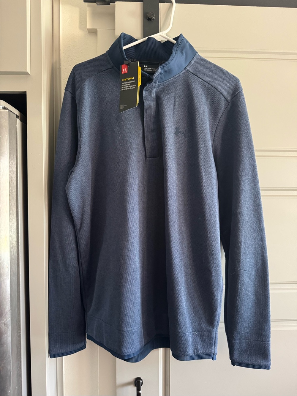 NWT Under Armour Navy Quarter-Zip Performance Pullover